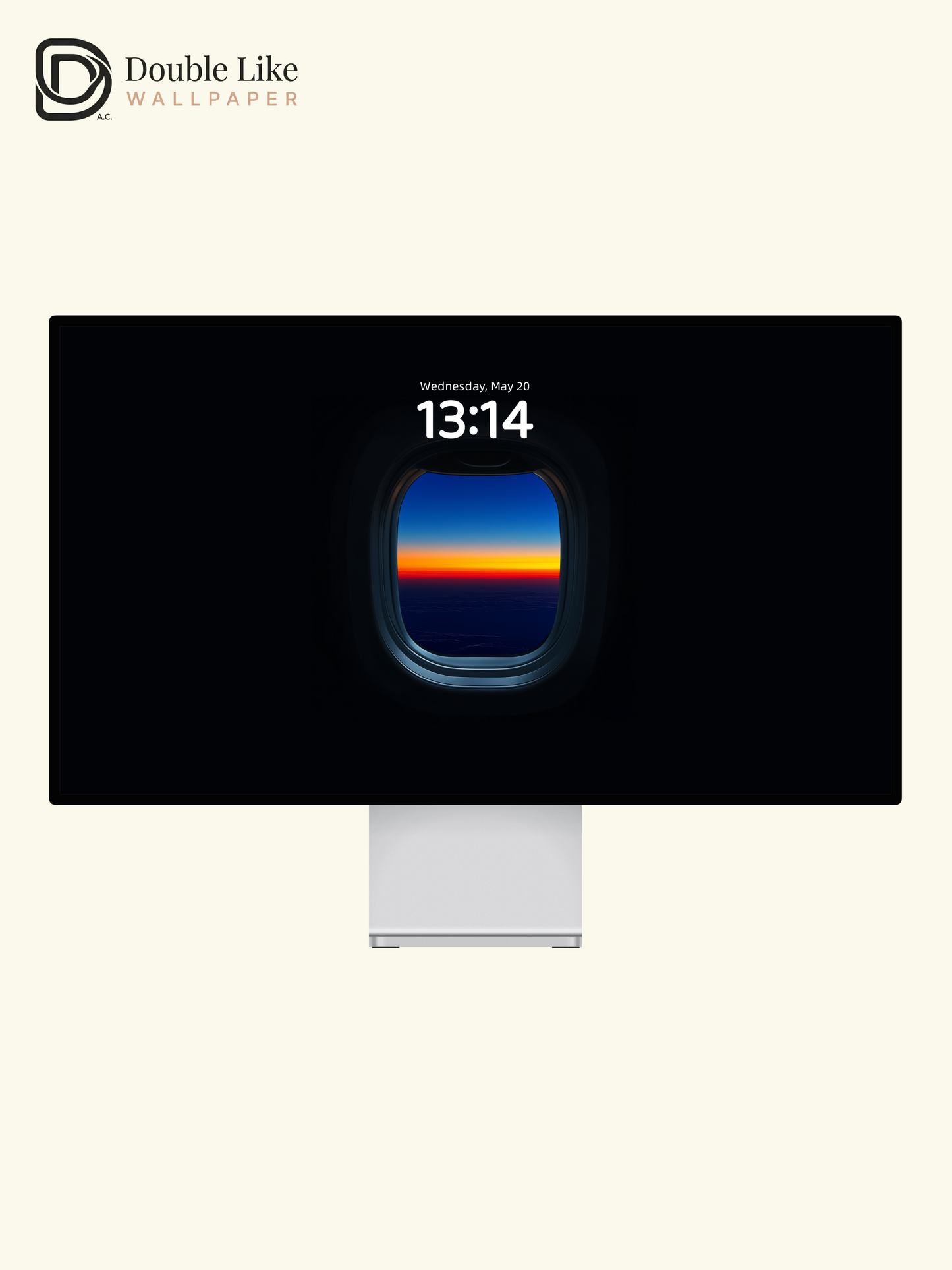 Airplane Window Sunset Minimal Dark Aesthetic Wallpaper Pack [#ZJY205]