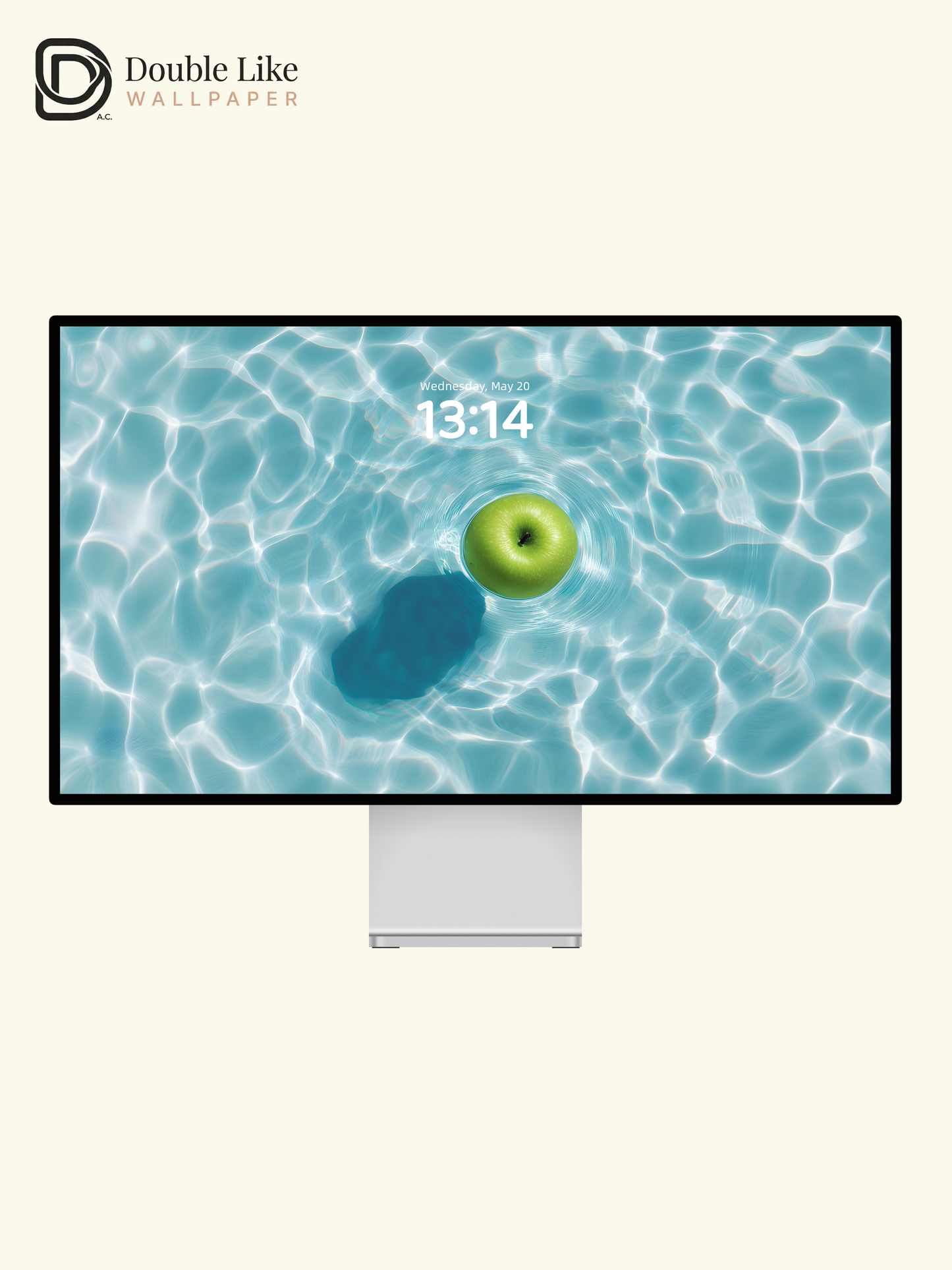 Refreshing Green Apple Sparkling Water Minimalist Wallpaper Pack [#ZJYX0858]