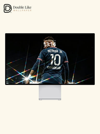 Lens Flare Neymar PSG Wallpaper! Cinematic Dark Soccer Lock Screen All Sizes [#HWWc018]