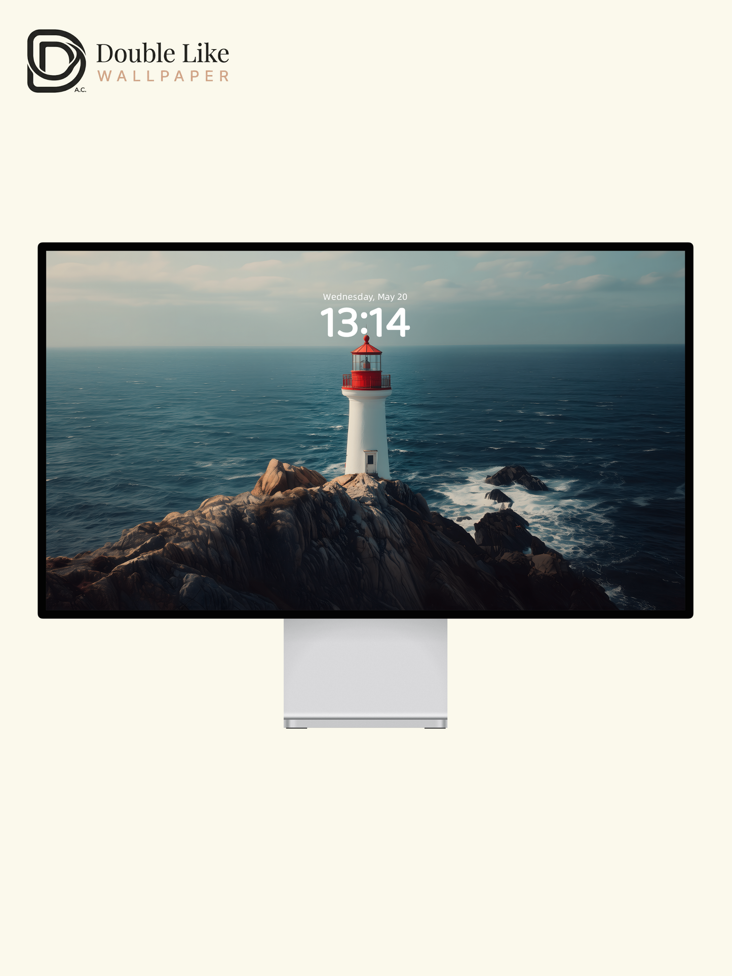 Lonely Coastal Lighthouse Ocean Landscape Wallpaper Pack [#ZJY536]