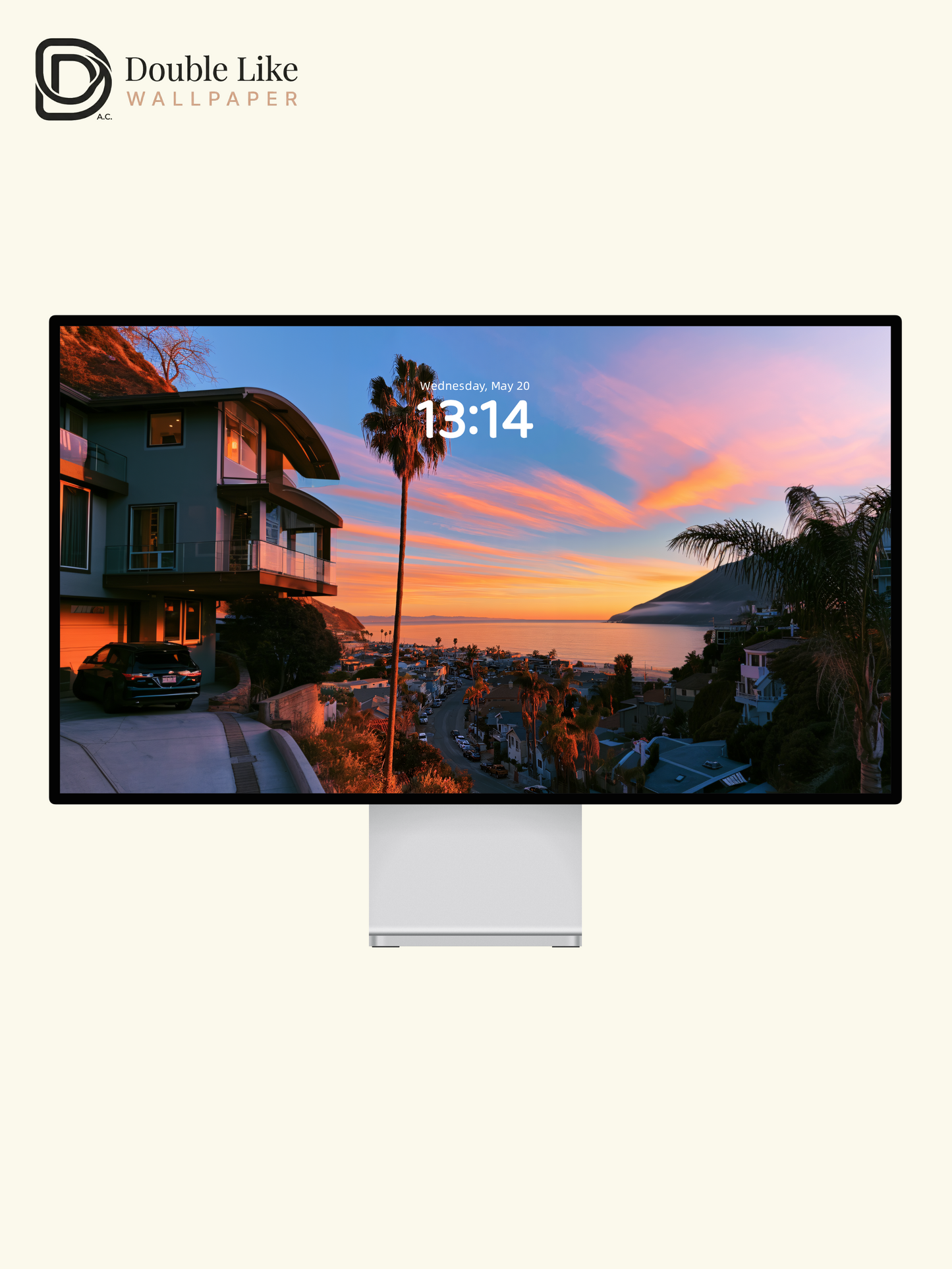 Malibu Coastal Sunset Golden Hour Aesthetic Wallpaper Pack [#JJ1364]