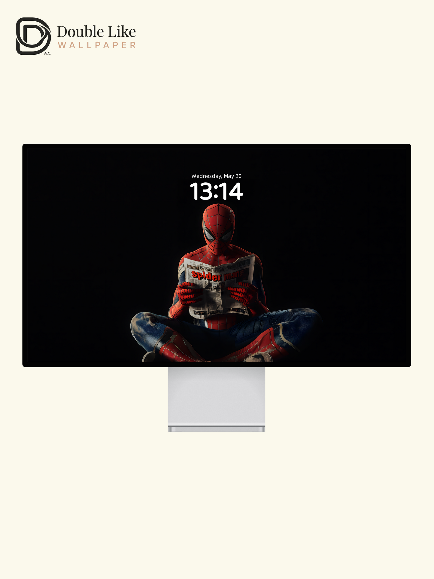 Funny Spider-Man Reading Newspaper Dark Aesthetic Wallpaper Pack [#ZJY496]