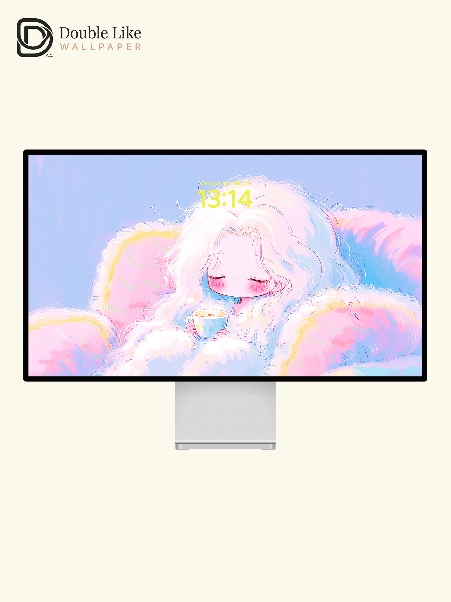 Cute Sleeping Anime Girl Cozy Pastel Dreamy Aesthetic Wallpaper Pack [#HW1497]