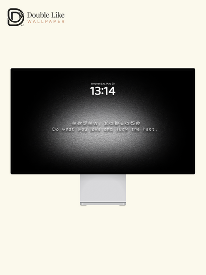 Follow Your Passion Minimal Motivational Full Wallpaper Set [#ZMY423]