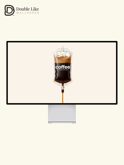 Coffee IV Bag Fun Art Happy Full Wallpaper Set [#ZMY472]
