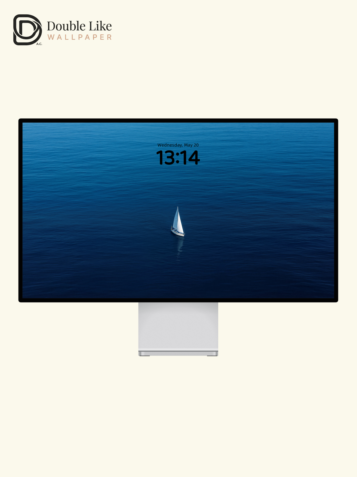 Sailboat On Deep Blue Sea Minimal Calm Inspiring Ocean Wallpaper Pack [#LFHL30419]