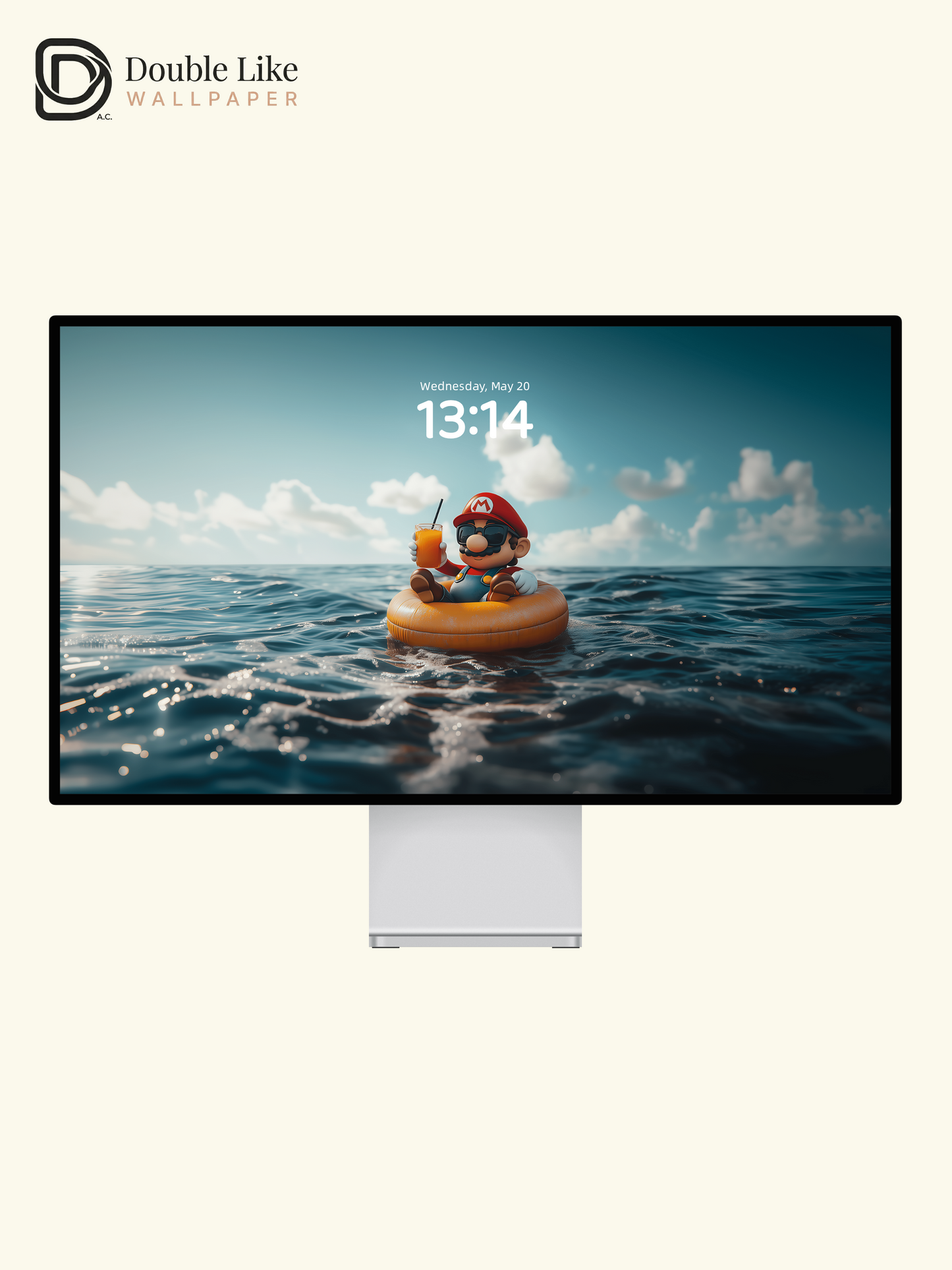 Mario Summer Vacation Floating Ocean Aesthetic Wallpaper Pack [#ZJY437]