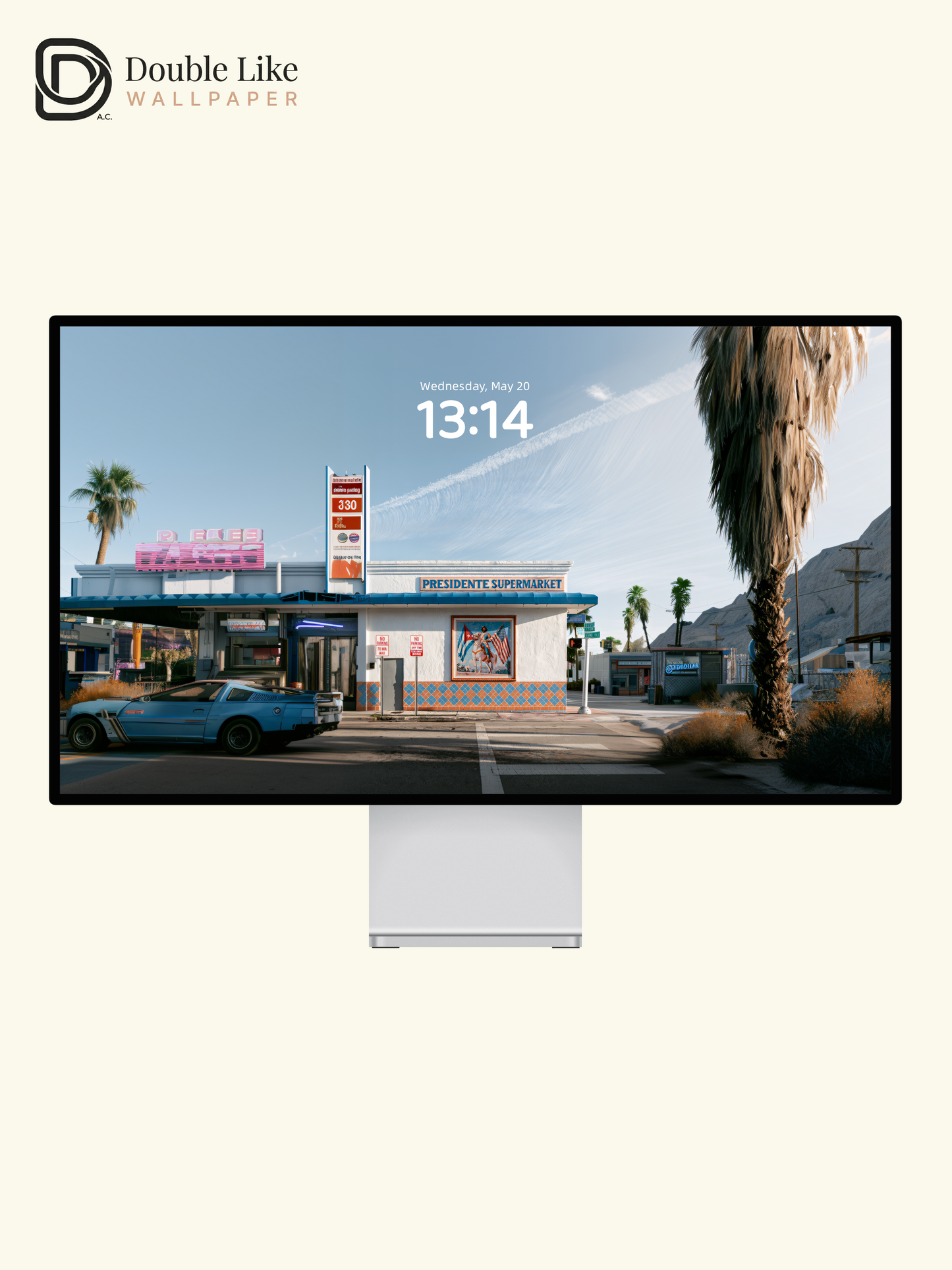 Retro Cinematic Street President Supermarket Aesthetic Wallpaper Pack [#JJ1370]