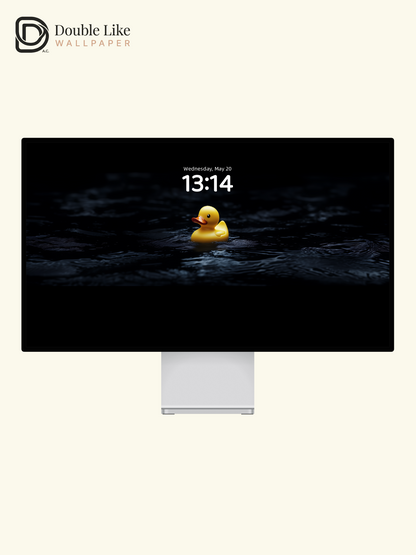 Lonely Little Yellow Duck Dark Aesthetic Wallpaper Pack [#ZJY611]