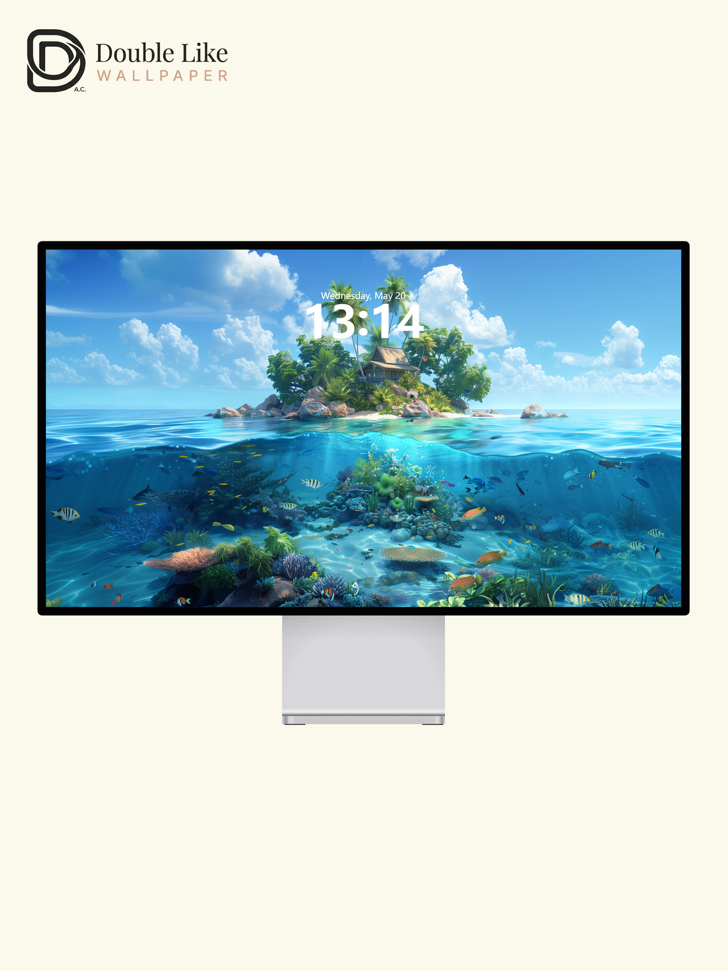 Tropical Island Underwater Coral Paradise Aesthetic Wallpaper Pack [#WGF030]