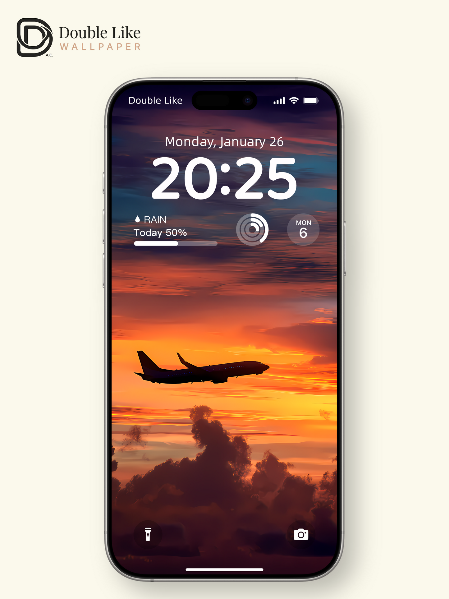 Chasing the Sunset – 4K Airplane & Sky Wallpaper Pack [#LFHL1016]