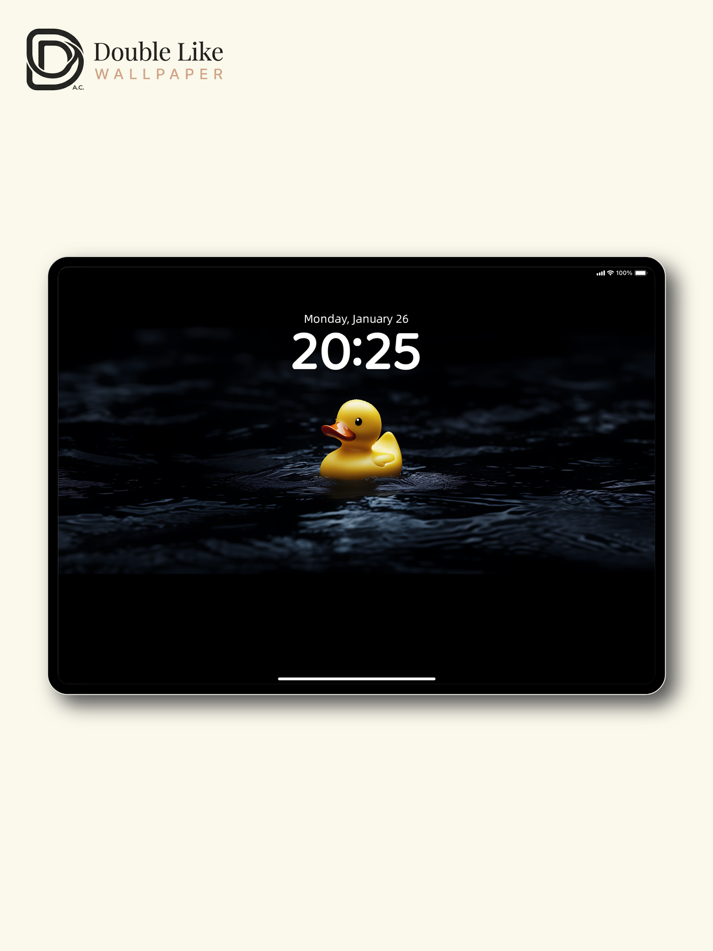 Lonely Little Yellow Duck Dark Aesthetic Wallpaper Pack [#ZJY611]