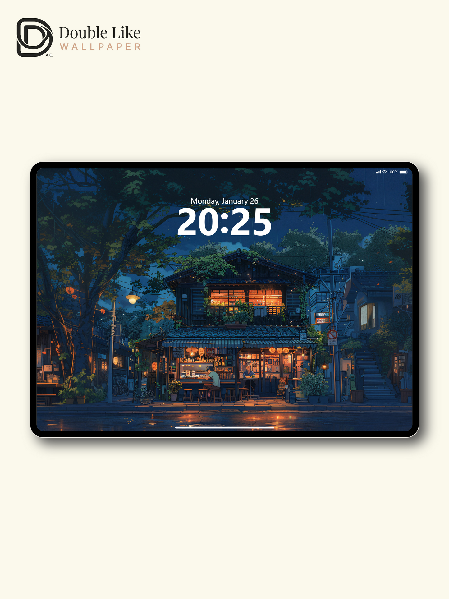 Cozy Rainy Night Japanese Cafe Anime Aesthetic Wallpaper Pack [#WGF108]