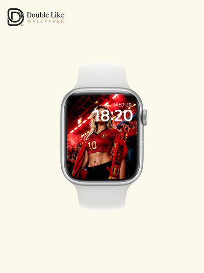 Belgium Red Stadium Vibe Portrait Full Wallpaper Pack [#HWWc008]