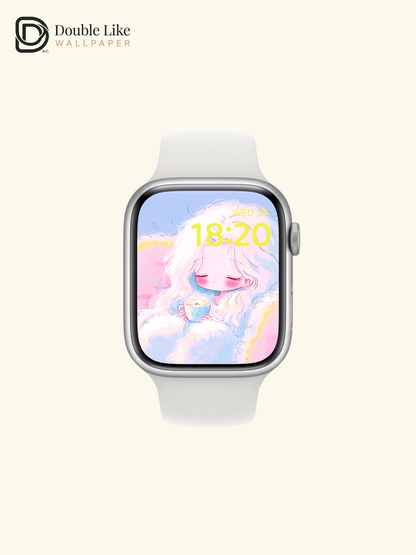 Cute Sleeping Anime Girl Cozy Pastel Dreamy Aesthetic Wallpaper Pack [#HW1497]