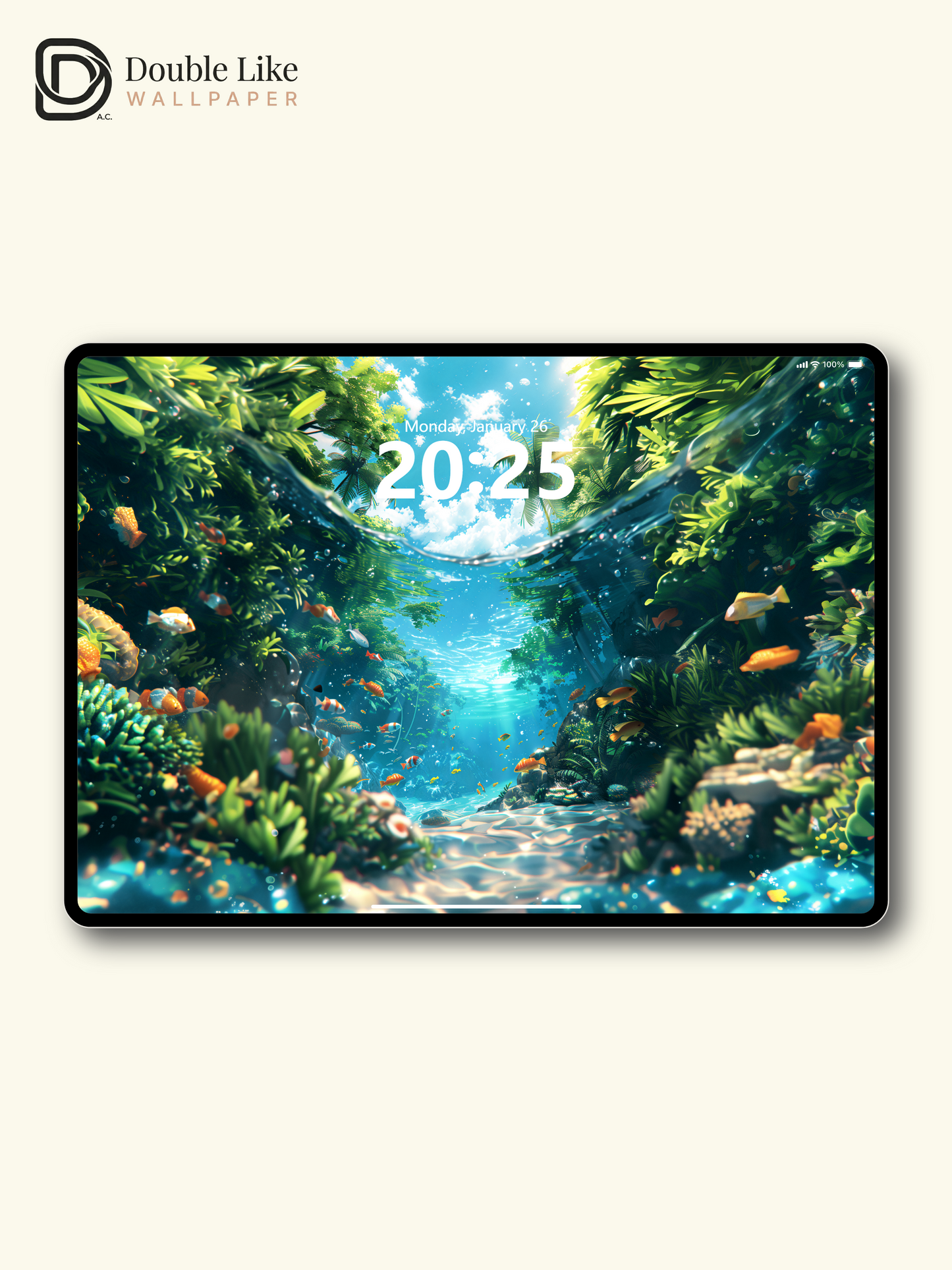 Tropical Ocean Underwater Nature Anime Inspired Wallpaper Pack [#WGF046]