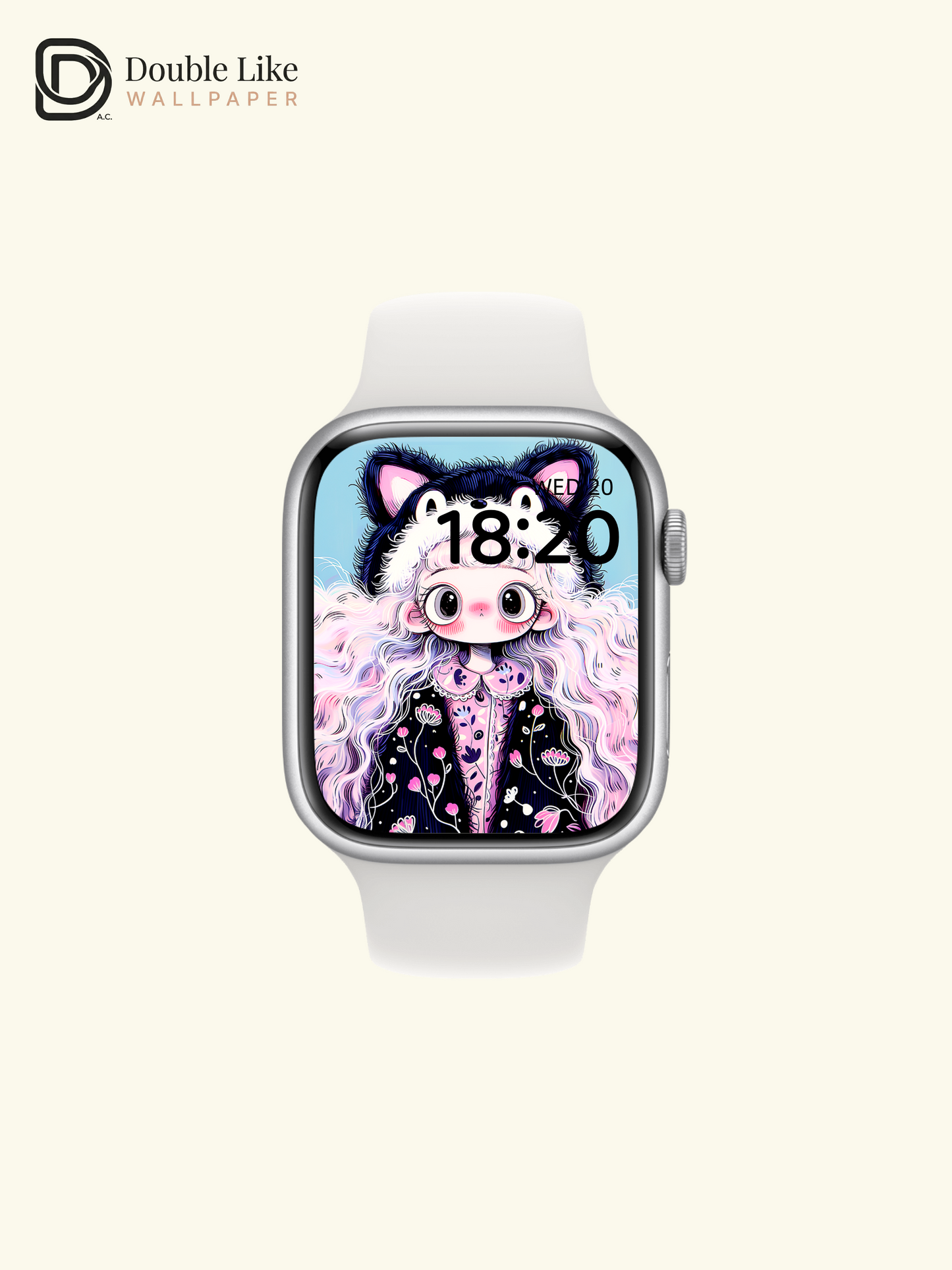 Kawaii Anime Girl Black Cat Beanie Pastel Wallpaper Pack [#HW1481]