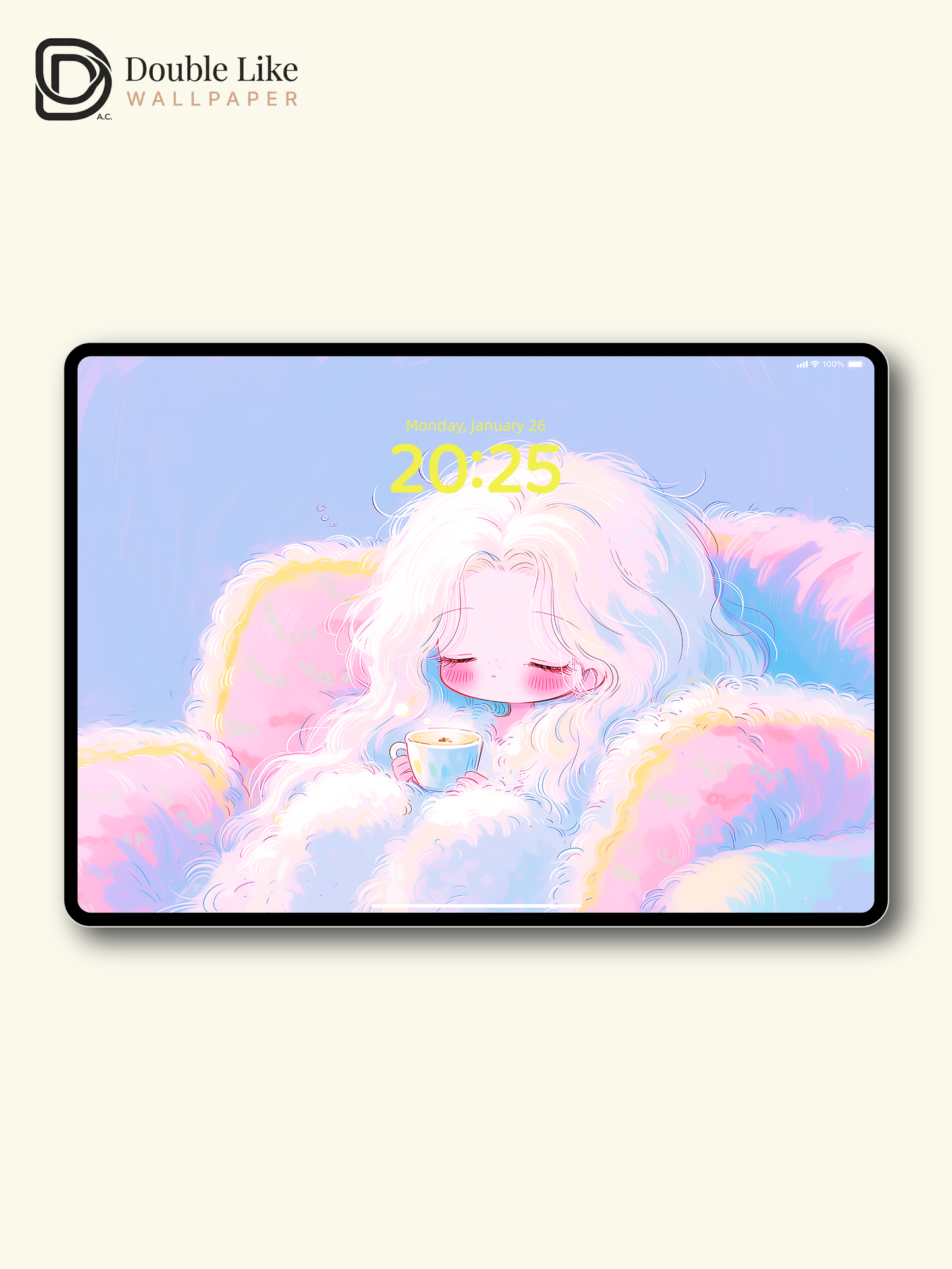 Cute Sleeping Anime Girl Cozy Pastel Dreamy Aesthetic Wallpaper Pack [#HW1497]