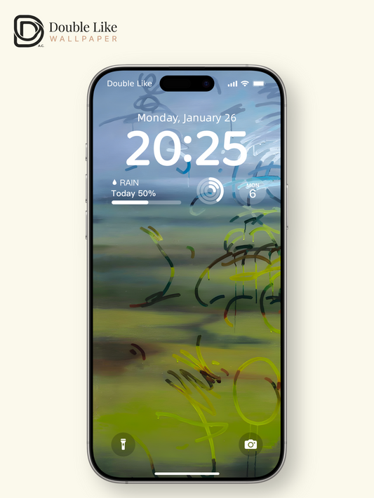 Misty Field Abstract Vibe Full Wallpaper Set [#ZMY374]