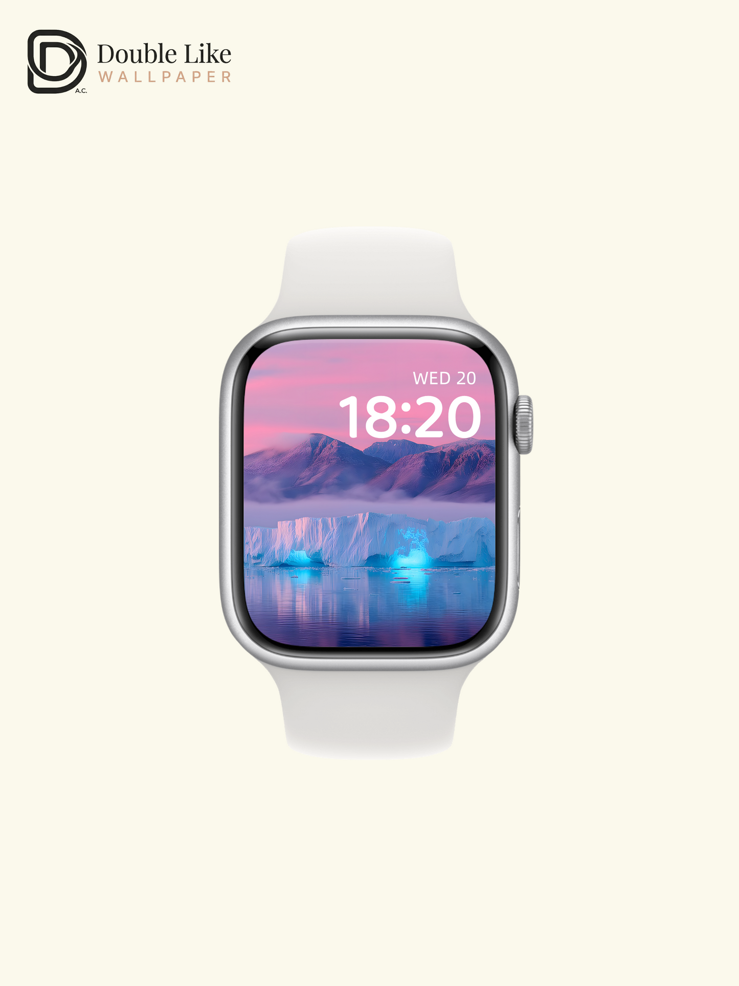 Dreamy Pastel Sunset Iceberg Landscape Lock Screen Wallpaper Pack [#ZJYX0579]