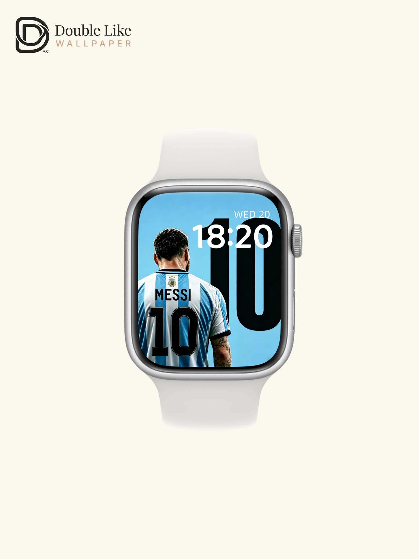 Messi Number 10 Back View Minimal Motivational Full Wallpaper Pack [#HWWc007]