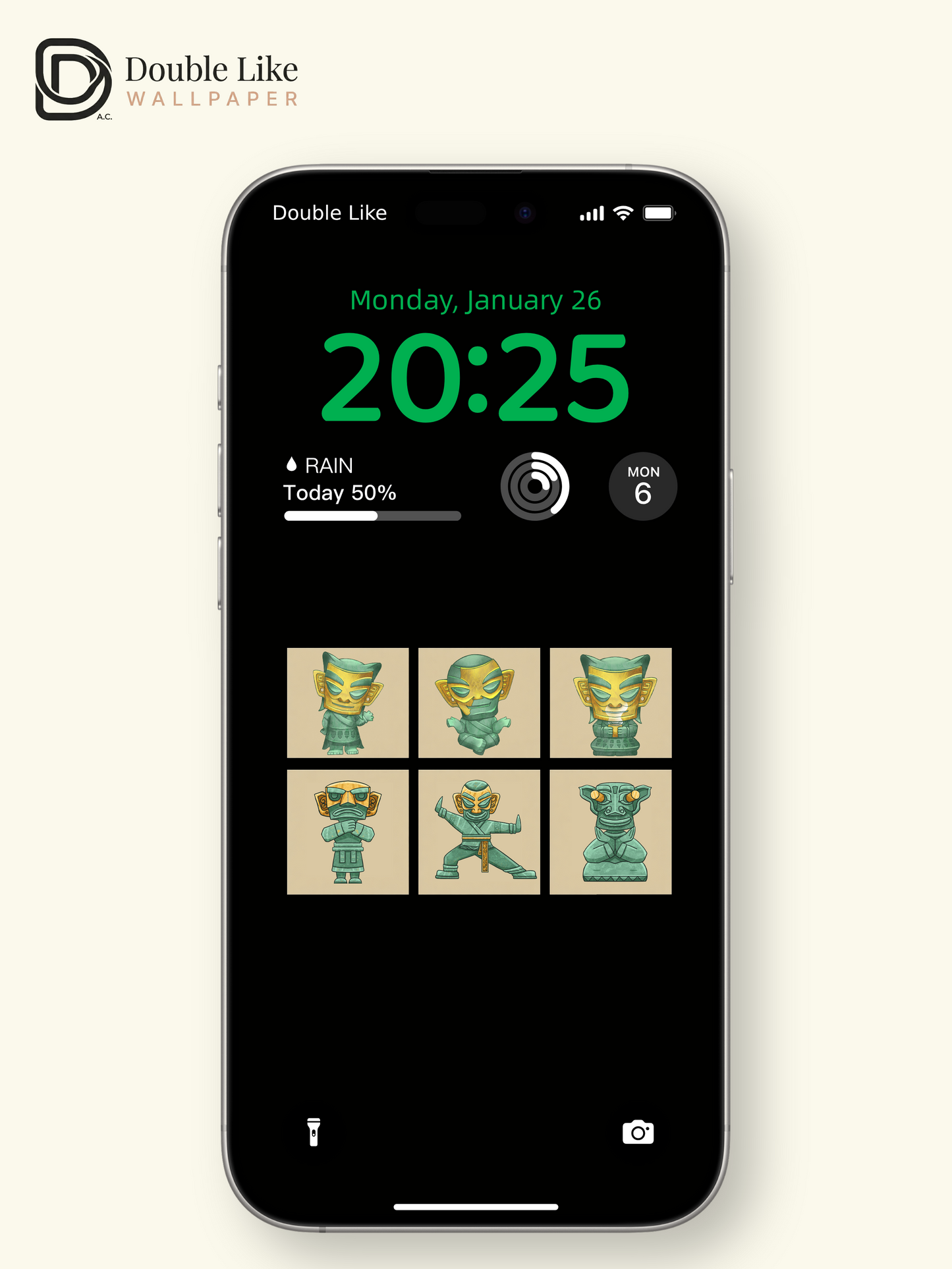 Atmospheric Cute Sanxingdui Cartoon IP Illustration Wallpaper Pack, Compatible with iPhone & Android Lock Screen, Tablet, PC & Smart Watch HD Wallpapers [#ZMY471]