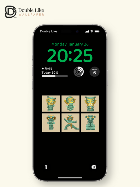 Atmospheric Cute Sanxingdui Cartoon IP Illustration Wallpaper Pack, Compatible with iPhone & Android Lock Screen, Tablet, PC & Smart Watch HD Wallpapers [#ZMY471]