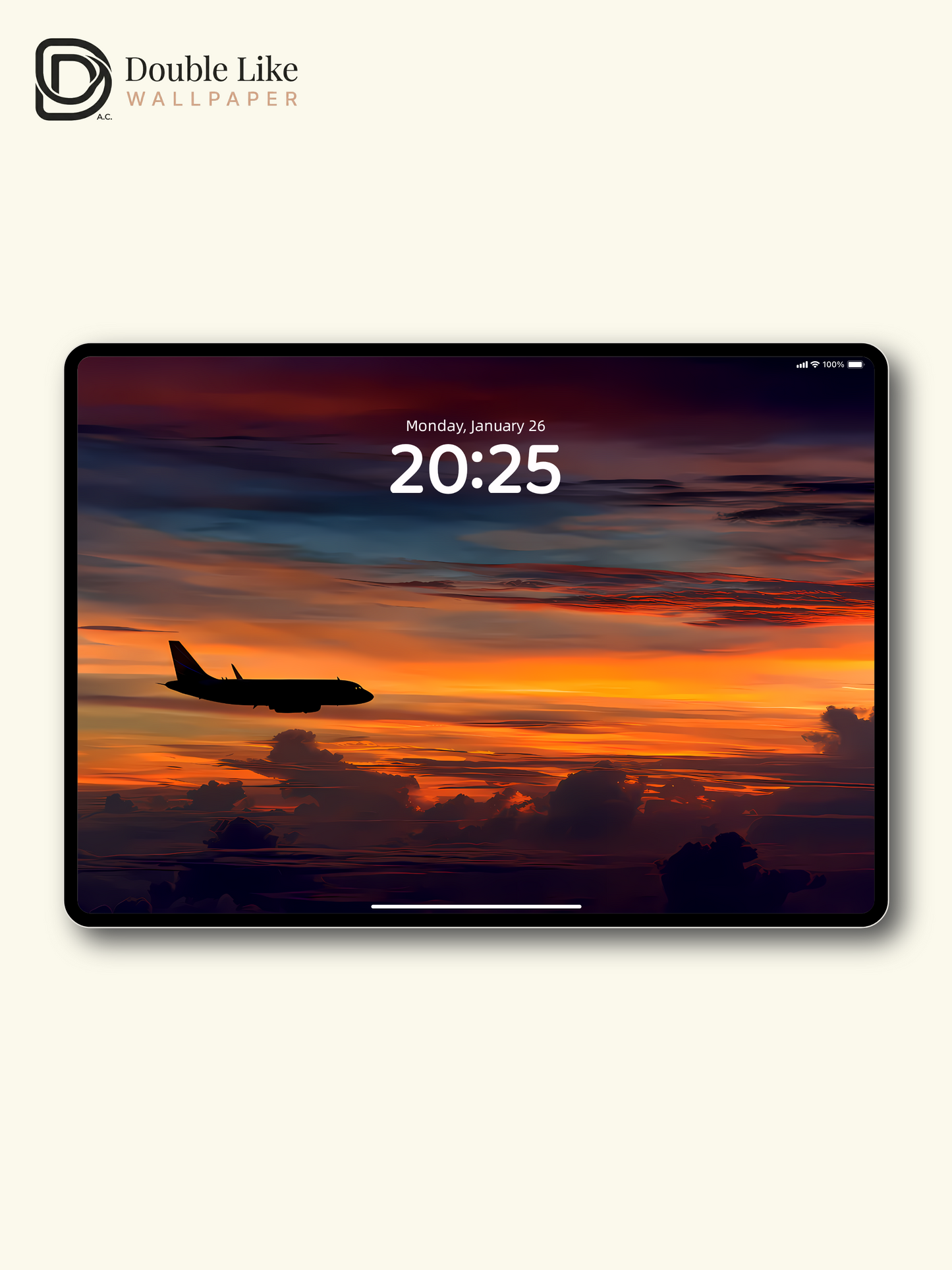 Chasing the Sunset – 4K Airplane & Sky Wallpaper Pack [#LFHL1016]