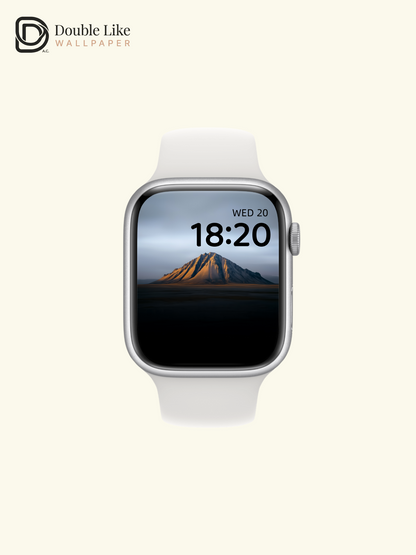 Golden Hour Mountain Peak Minimalist Aesthetic Landscape Wallpaper Pack [#ZMY053]