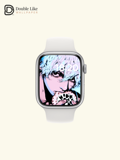 Anime Boy Cyan Streetwear Cookie Aesthetic Wallpaper Pack [#HW1487]