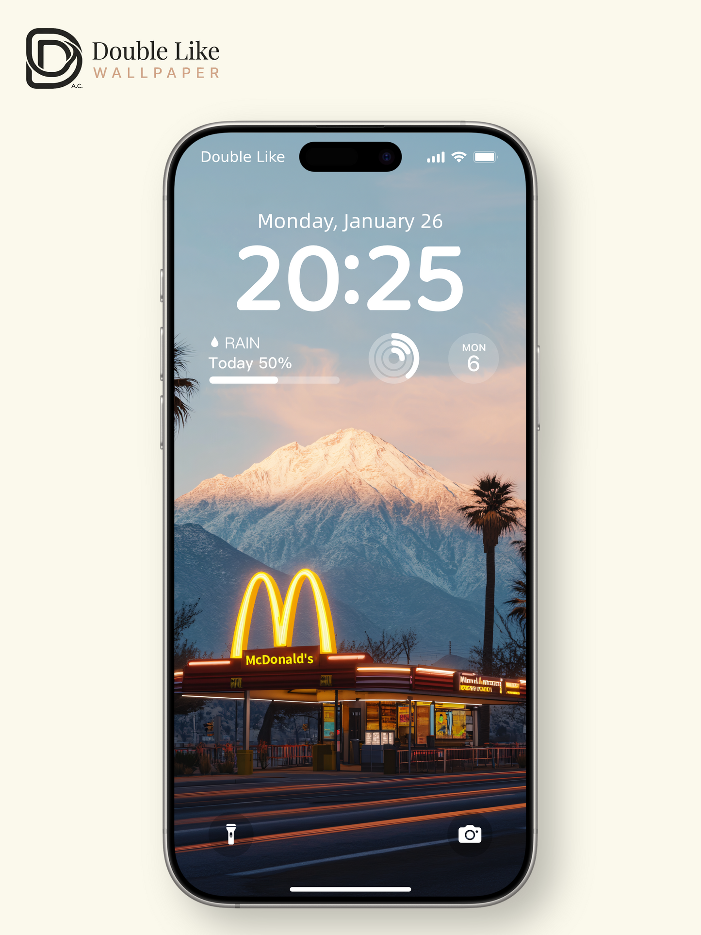 Retro Neon Diner Highway Sunset Mountain Cinematic Aesthetic Wallpaper Pack [#JJ1017]
