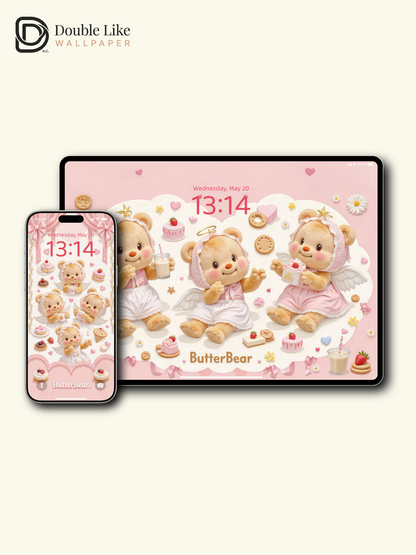 Strawberry Sweetheart Day| Romantic Pink Aesthetic Wallpaper Pack [#JJ202]