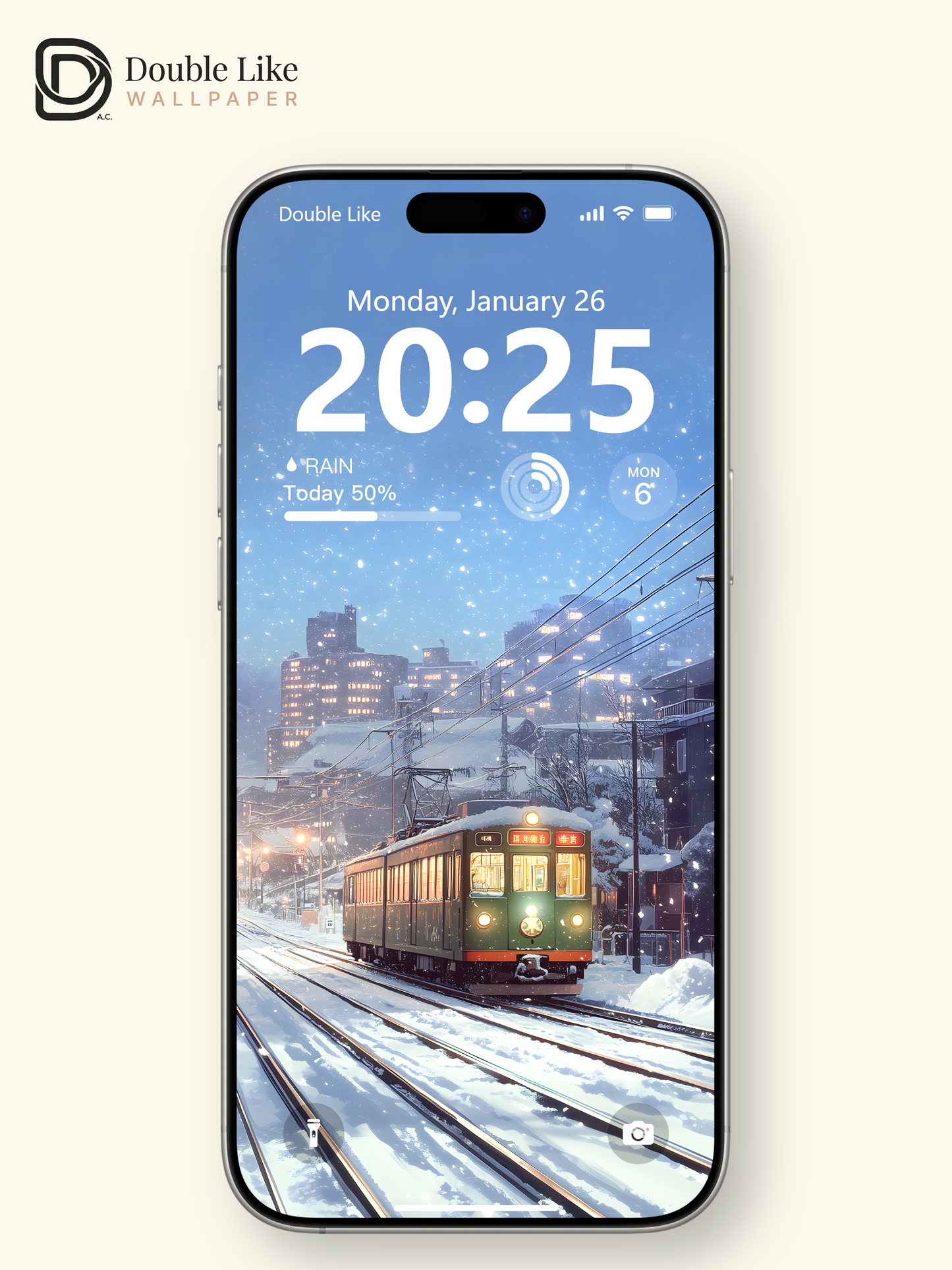 Winter Snow Train Japanese Anime Cozy Aesthetic Wallpaper Pack [#WGF075]