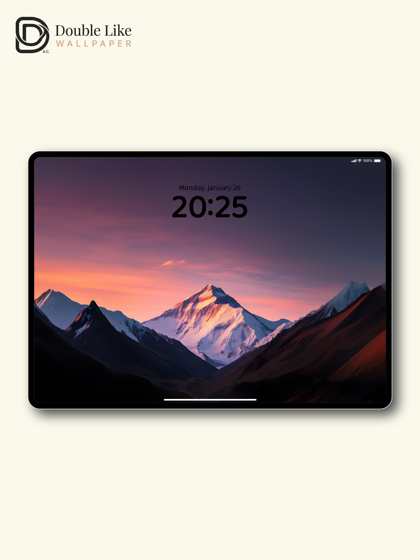 Mount Everest Sunset Glowing Peak Aesthetic Landscape Wallpaper Pack [#ZMY042]