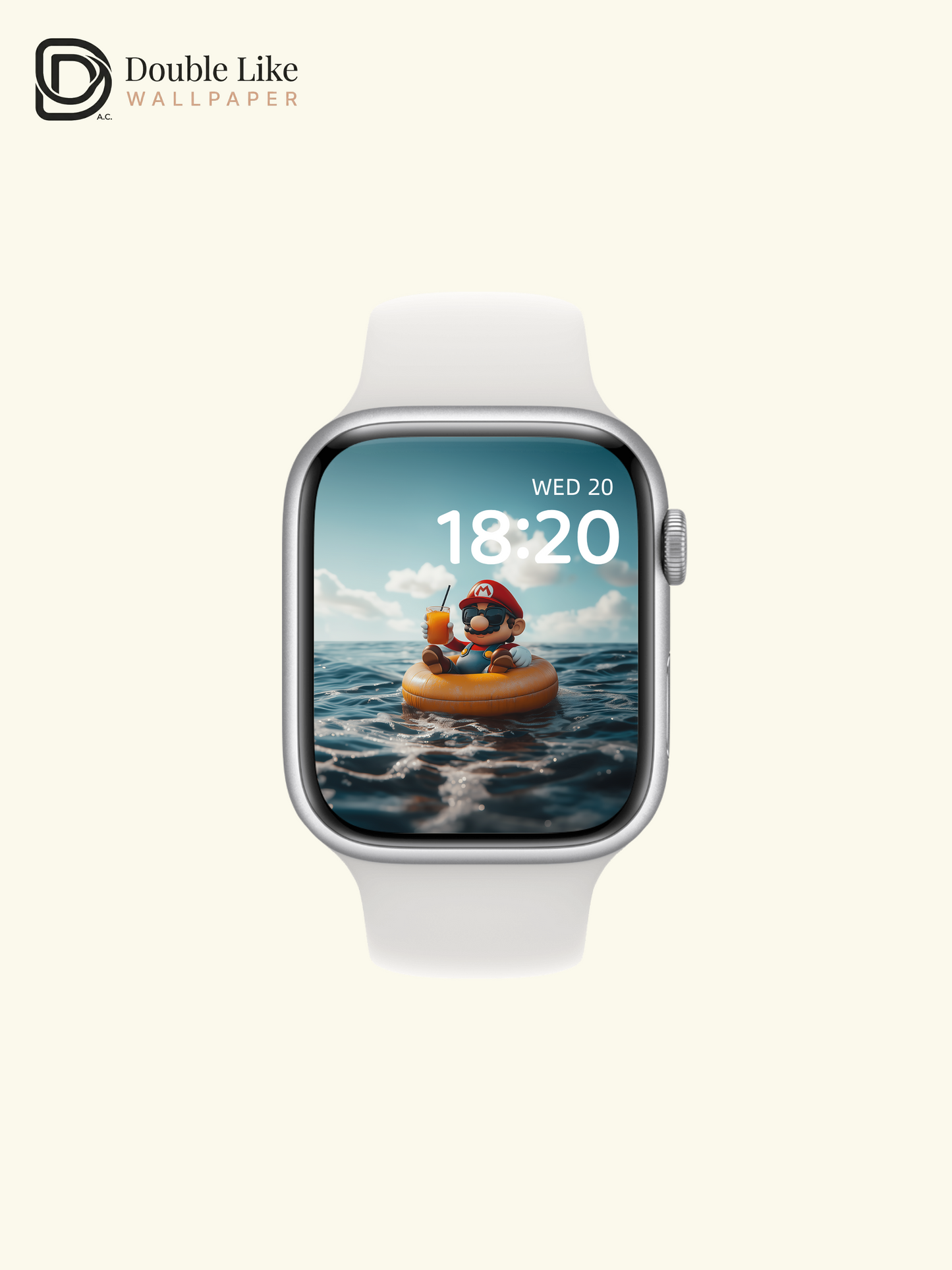 Mario Summer Vacation Floating Ocean Aesthetic Wallpaper Pack [#ZJY437]