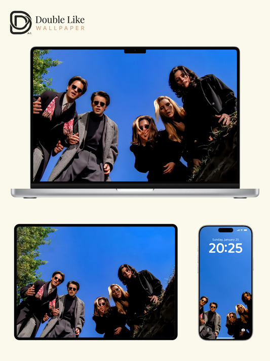 Friends Retro Vibe Full Set Multi-Device Character Wallpapers [#ZMY151]