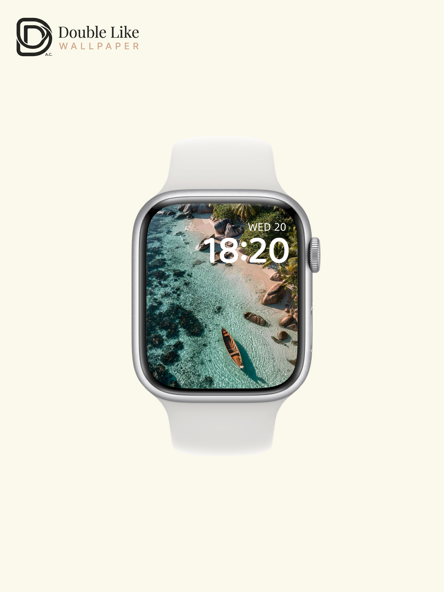 ropical Crystal Ocean & Wooden Boat Coastal Wallpaper Pack [#JJ1323]
