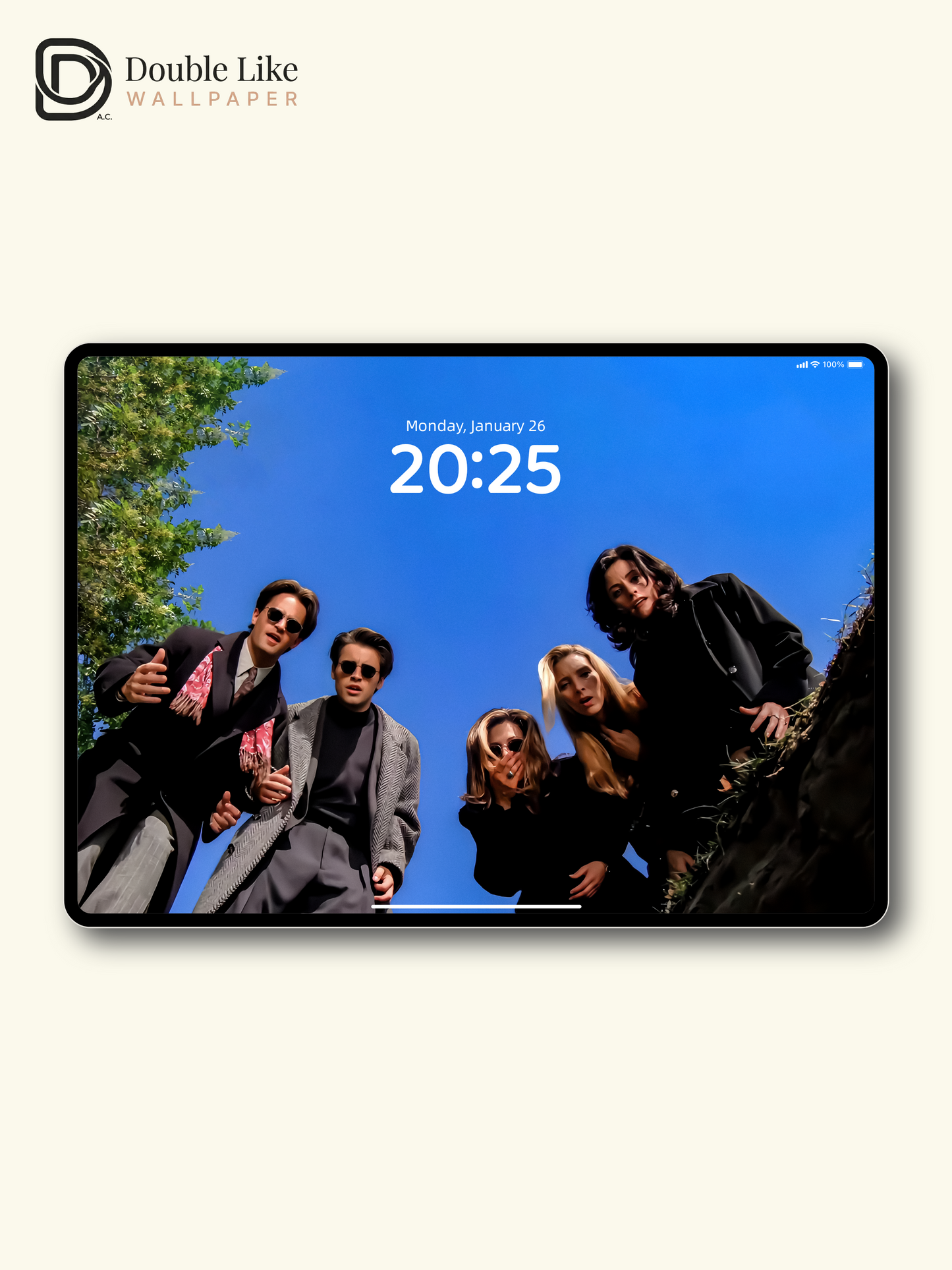 Friends Retro Vibe Full Set Multi-Device Character Wallpapers [#ZMY151]
