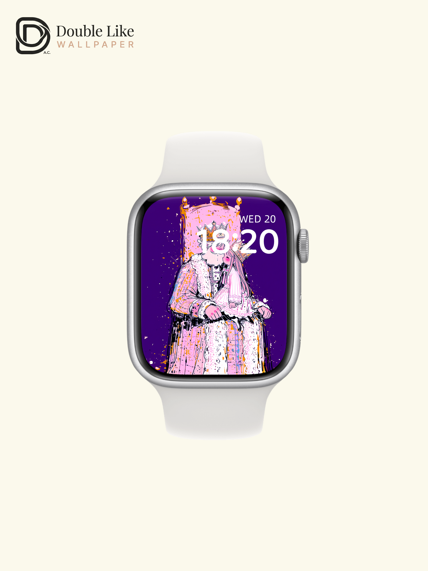 Royal King Princess Illustration Sweet Wallpaper [#HW1458]