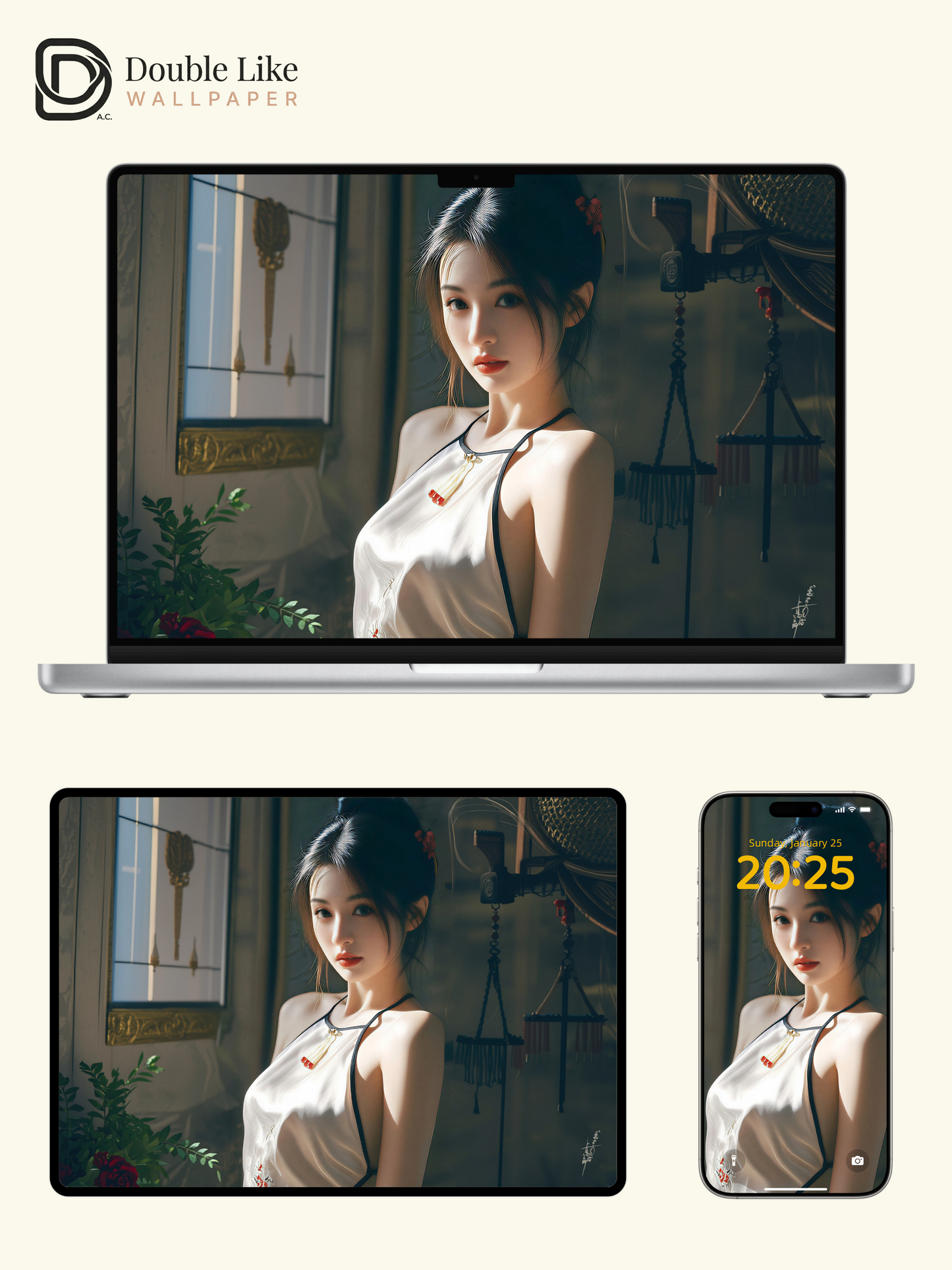 Moonlit Dream | Oriental Fantasy Wallpaper Pack [#gjc2606005]
