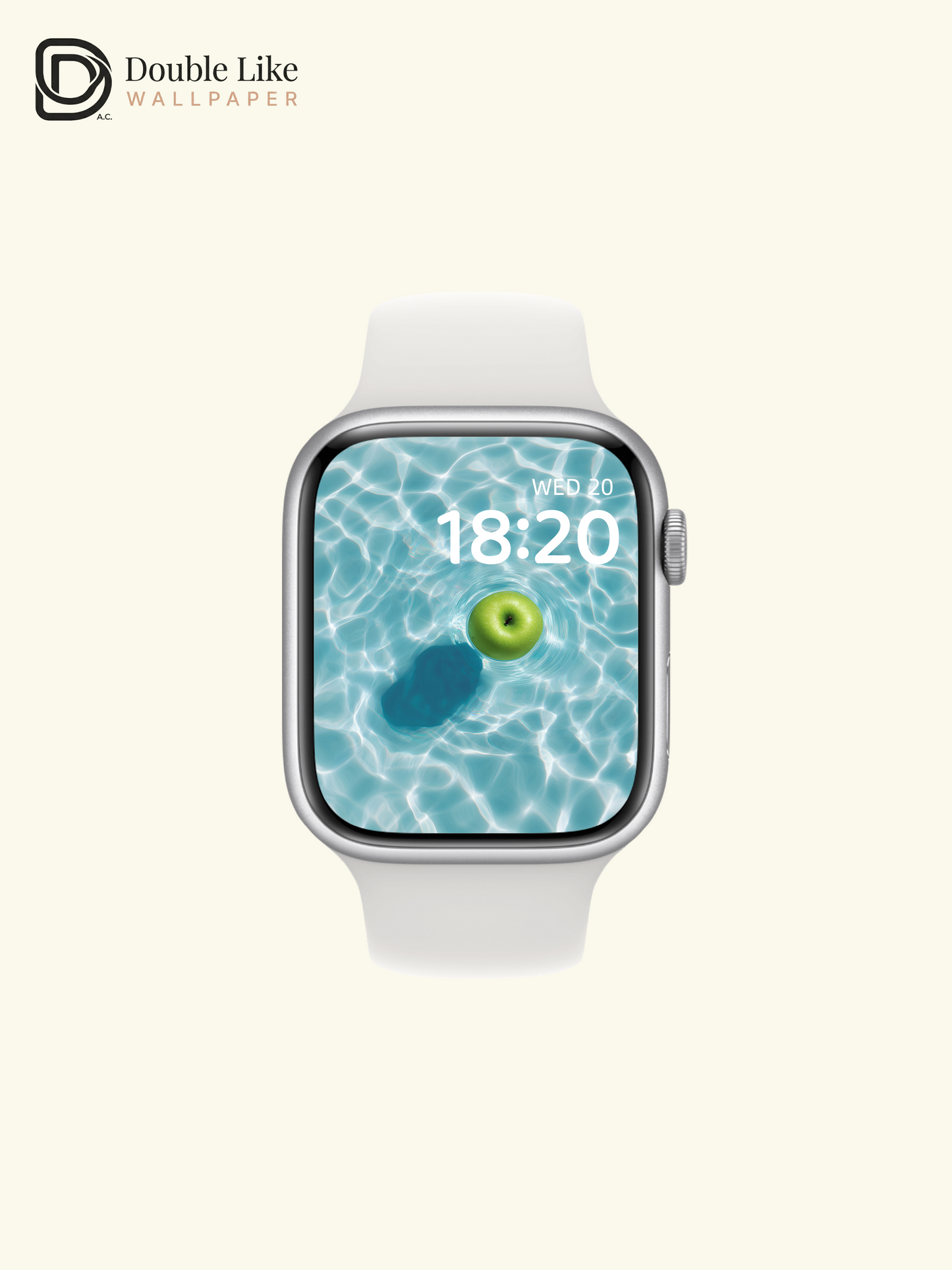 Refreshing Green Apple Sparkling Water Minimalist Wallpaper Pack [#ZJYX0858]