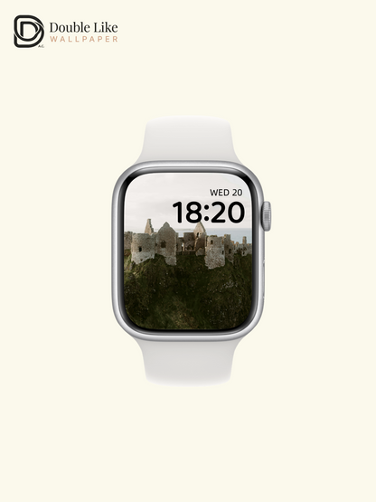 Vintage Medieval Castle Cliff Coastline Aesthetic Minimalist Wallpaper Pack [#ZMY452]