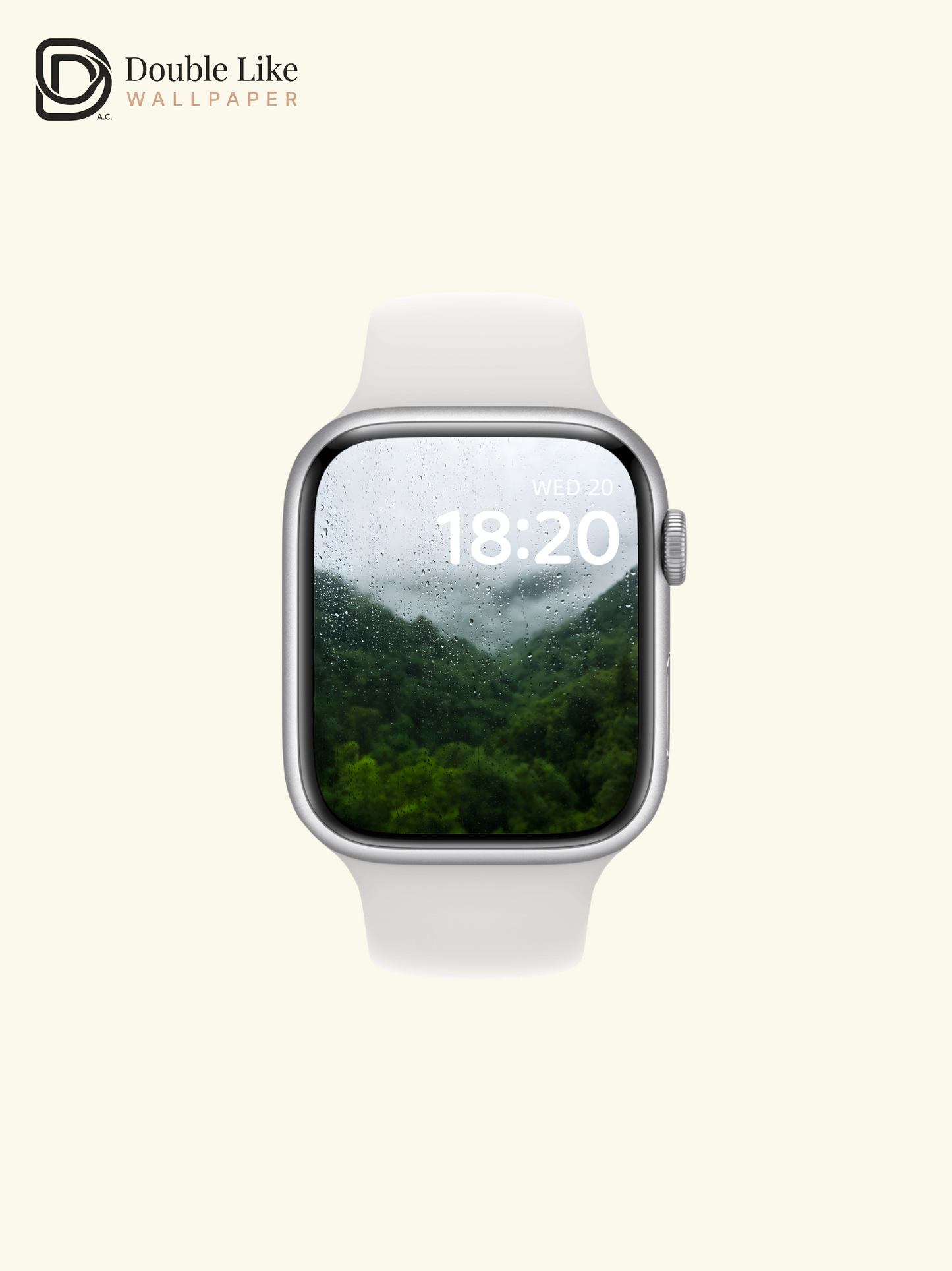 Rainy Window Green Forest Mountain Valley Misty Aesthetic Wallpaper Pack [#ZMY490]