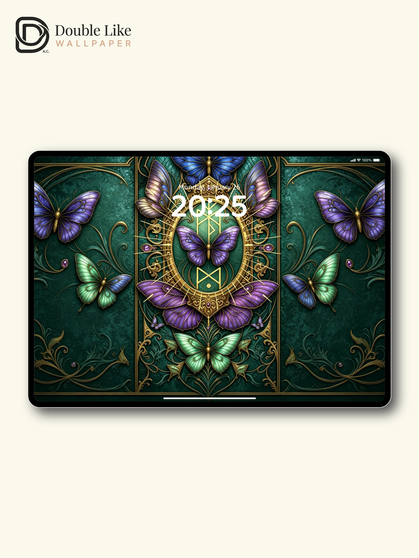 Noble Wallpaper | Butterfly Fortune, Popularity, Spiritual Protection & Benefactor Luck [#HWWx012]