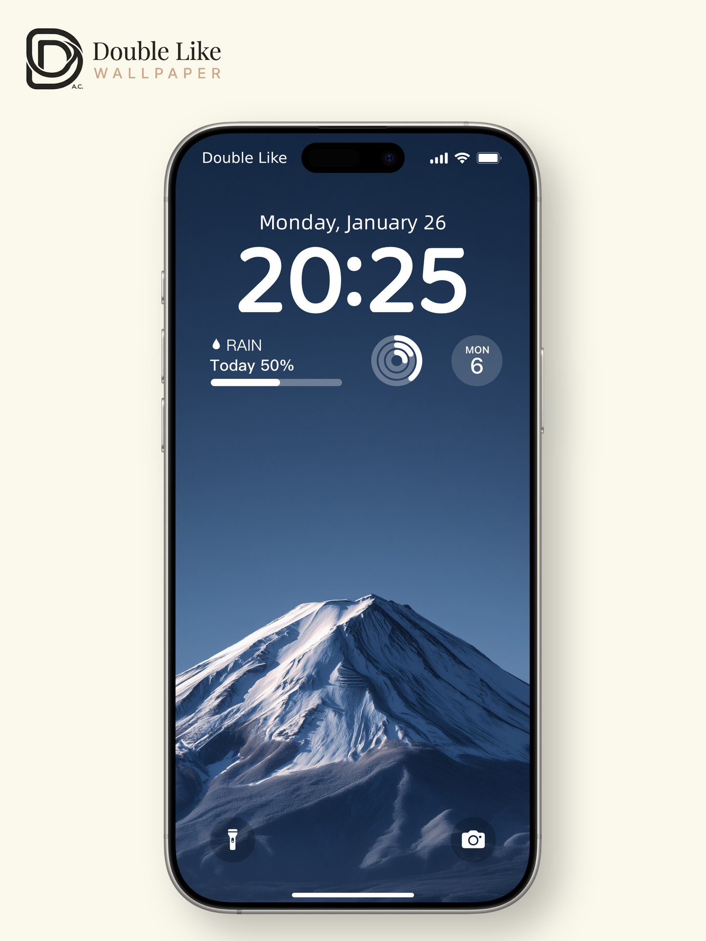 Mount Fuji Minimalist Snow Peak Deep Blue Aesthetic Wallpaper Pack [#JJ21002]