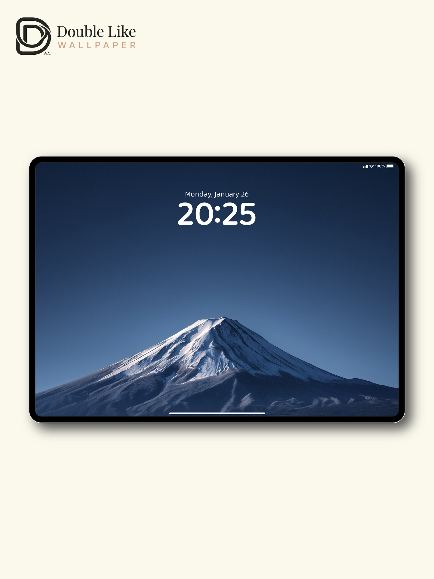 Mount Fuji Minimalist Snow Peak Deep Blue Aesthetic Wallpaper Pack [#JJ21002]
