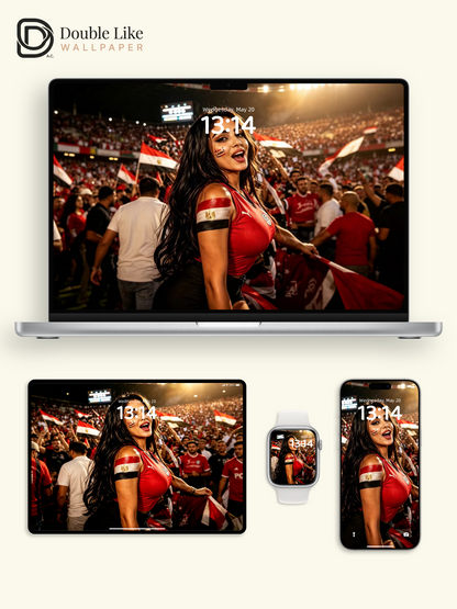 Egypt Passionate Fan Vibe Portrait Full Wallpaper Pack [#HWWc006]