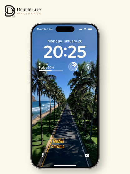 Tropical Beach Coastal Road Nature Landscape Wallpaper Pack [#JJ1346]