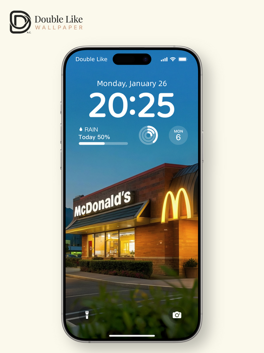 Twilight Fast Food Store Golden Arch Aesthetic Wallpaper Pack [#JJ20319]