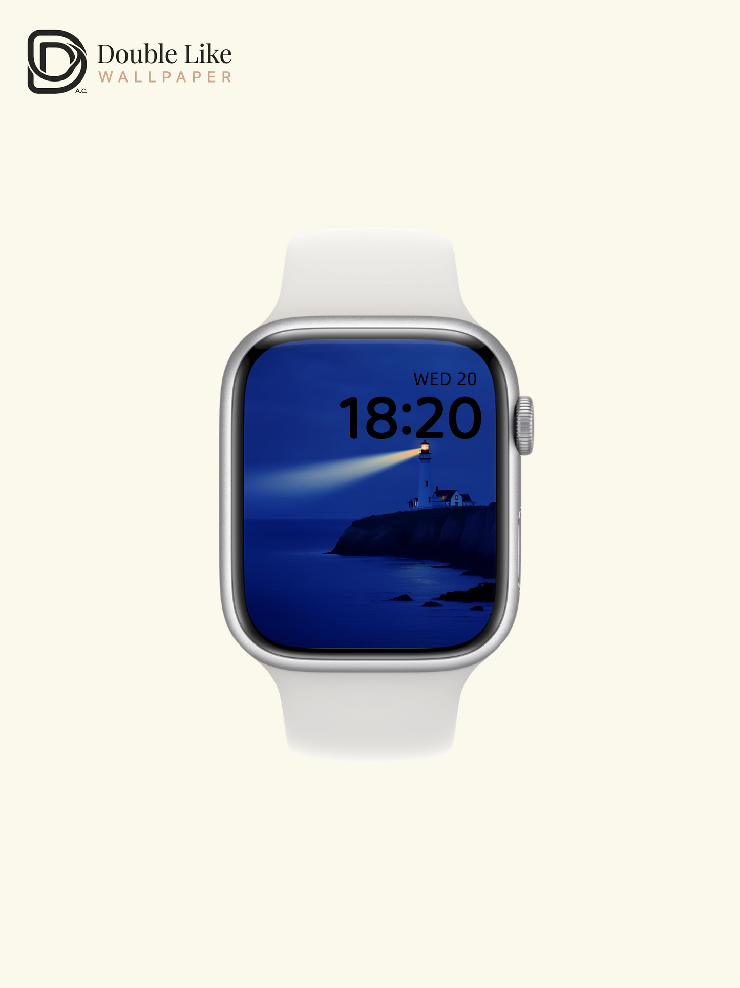 Combined Product Name: Deep Blue Coast Lighthouse Lonely Calming Inspirational Atmospheric Ocean Landscape Full-Device Wallpaper Pack [#ZMY069]
